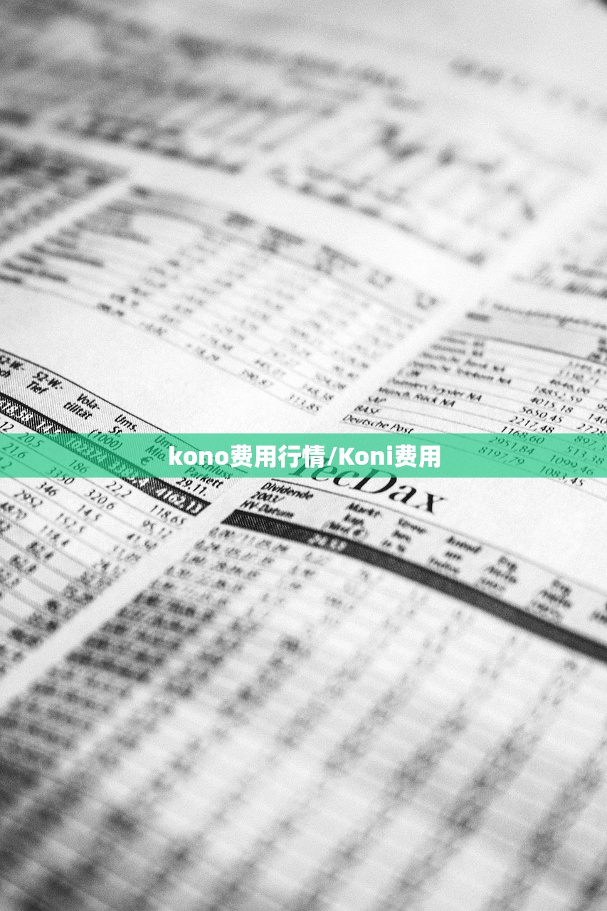 kono费用行情/Koni费用
