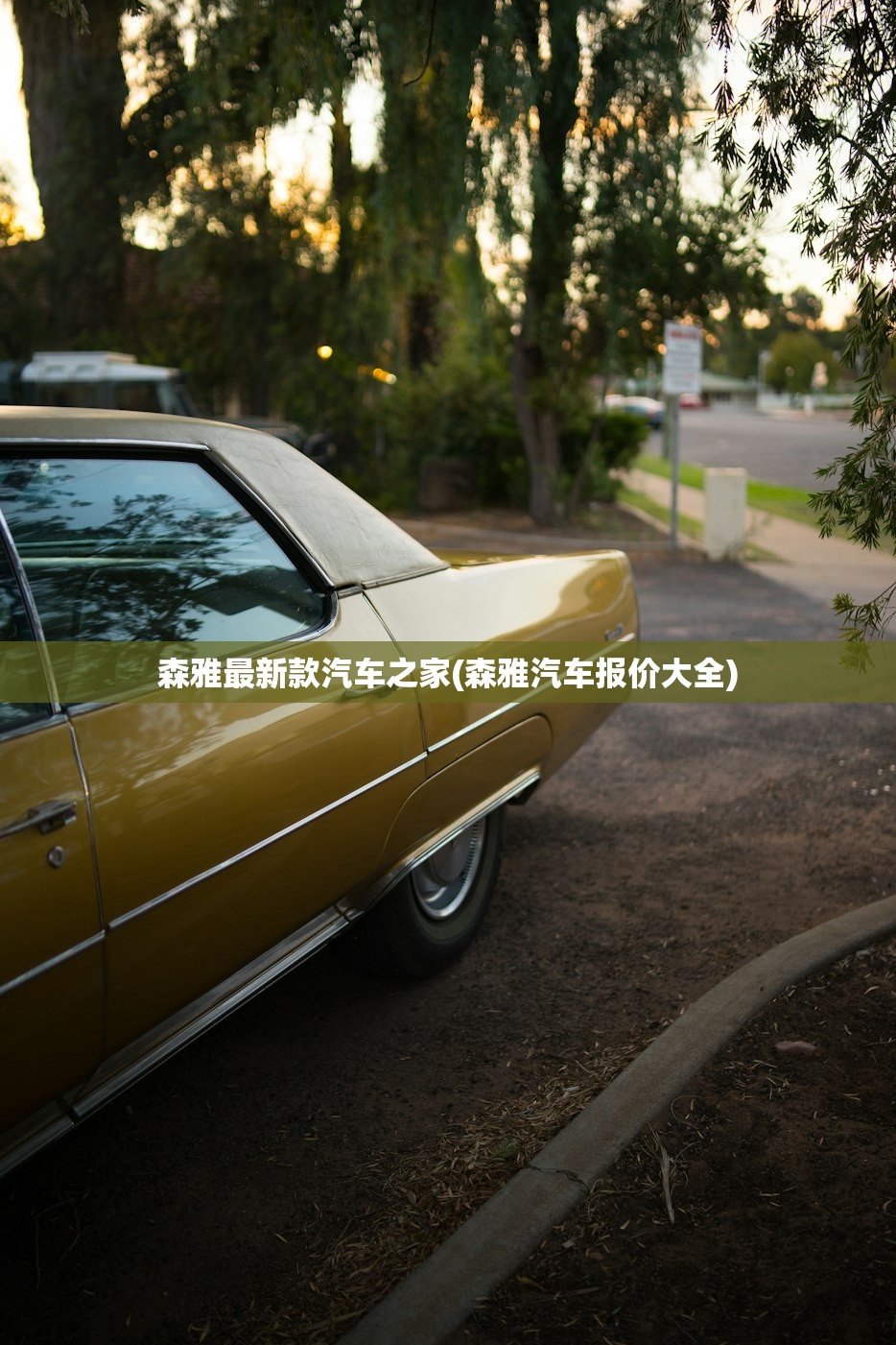 森雅最新款汽车之家(森雅汽车报价大全)