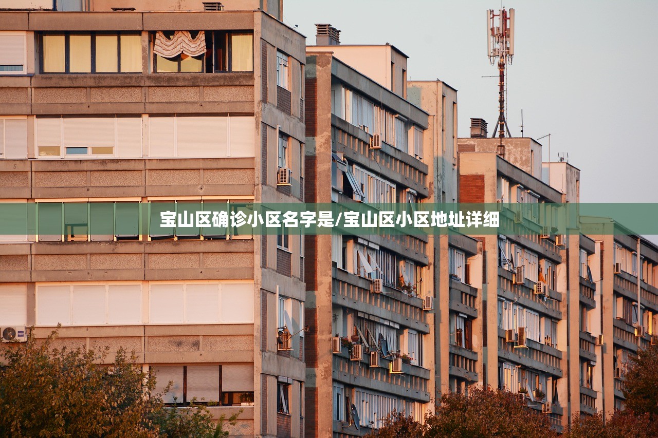 宝山区确诊小区名字是/宝山区小区地址详细 宝山区确诊小区名字是/宝山区小区地址详细