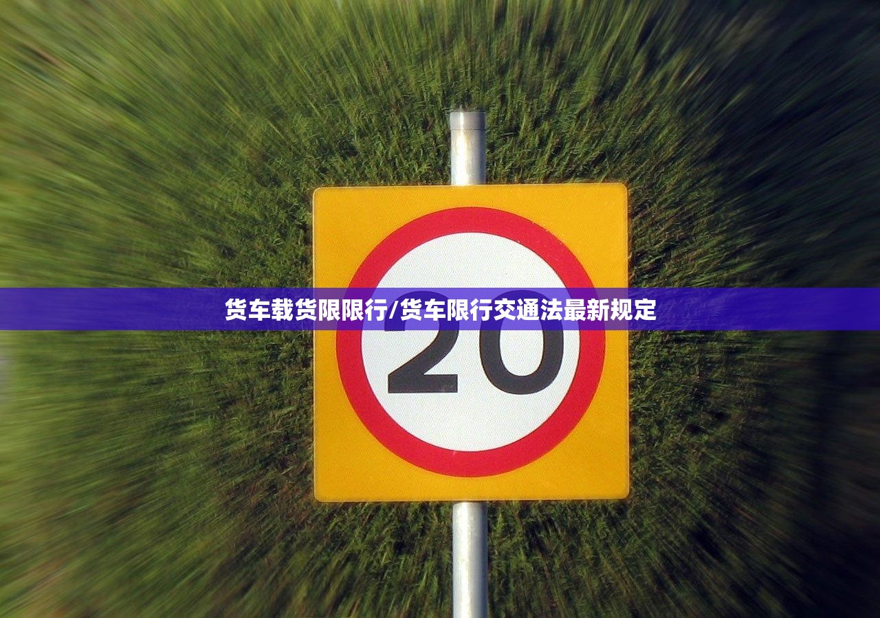 货车载货限限行/货车限行交通法最新规定 货车载货限限行/货车限行交通法最新规定