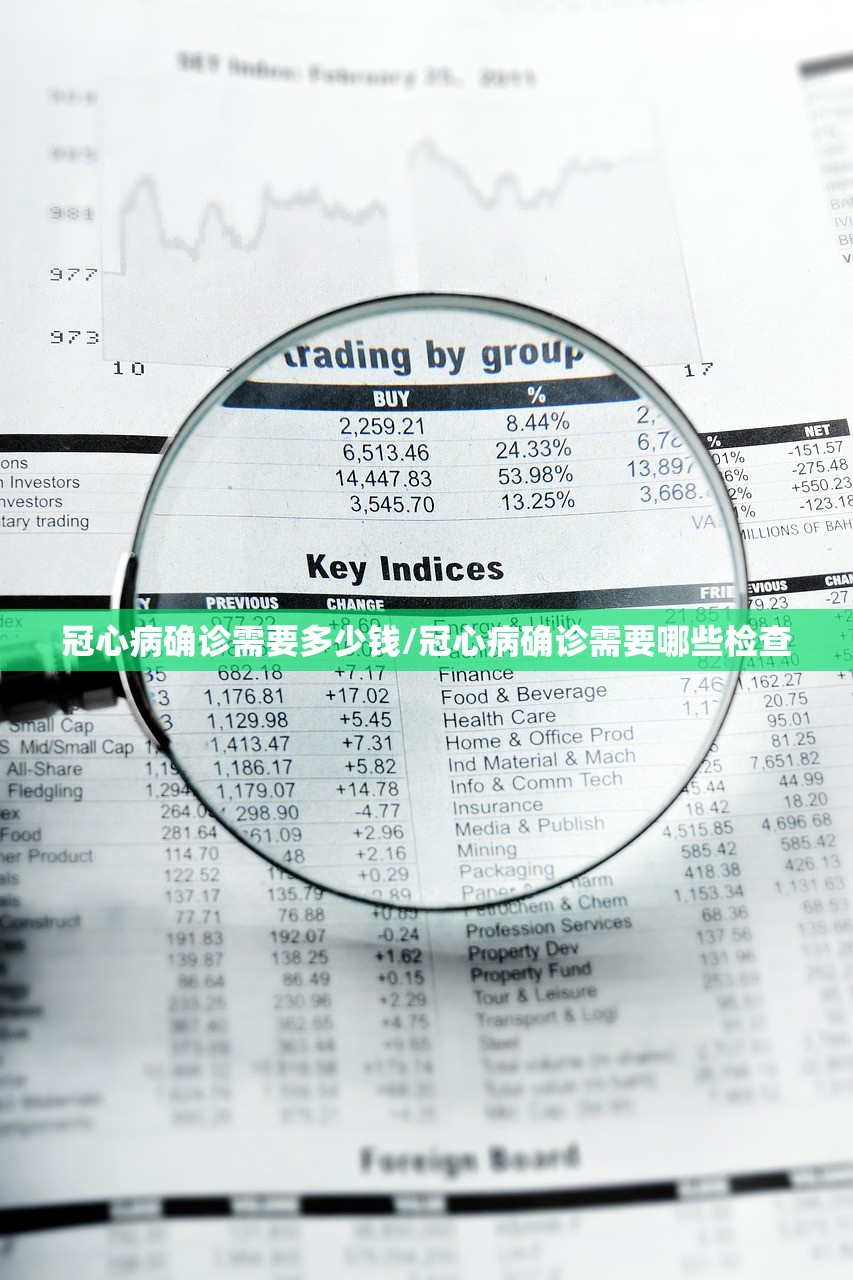 冠心病确诊需要多少钱/冠心病确诊需要哪些检查